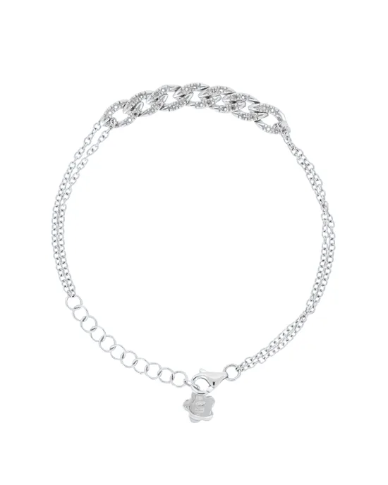 18CT W/G BRACELET MNT 1pt/28s